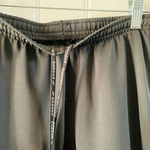 Brooks Mens Black Drawstring Elastic Waist Athletic Activewear Leggings | Small - Picture 4 of 6